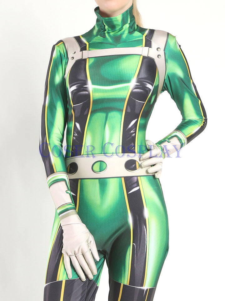 tsuyu asui in hero costume